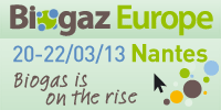 Logo - Biogaz Europe 2013 Nantes